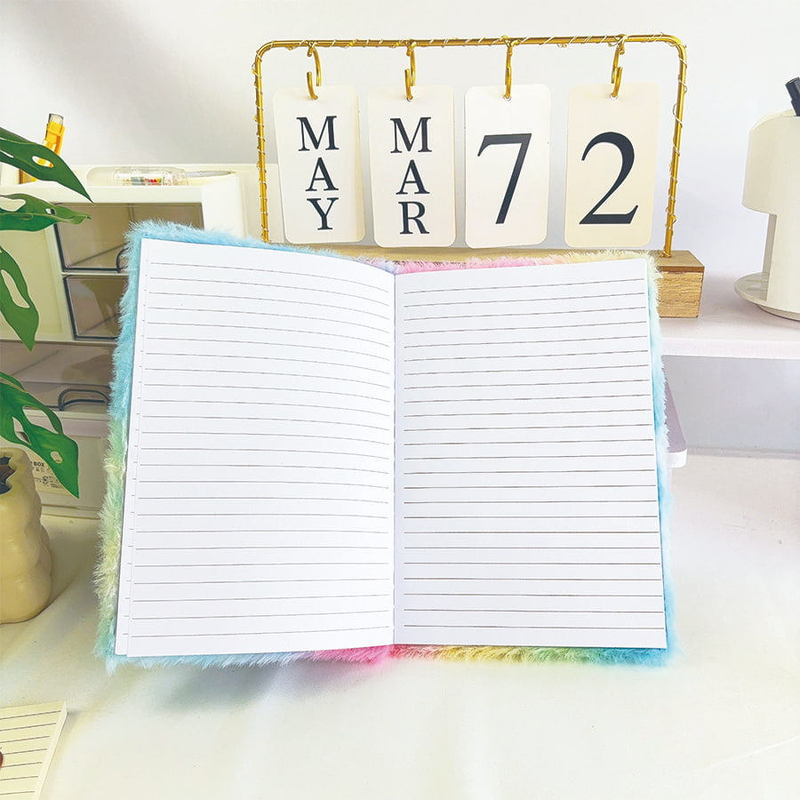 A5 لطيف الألبكة مذكرات القطيفة دفتر